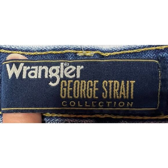 Wrangler 31MGSHD Men's Straight Leg Western Blue Jeans - Size 36x31.5 *READ - Picture 6 of 9